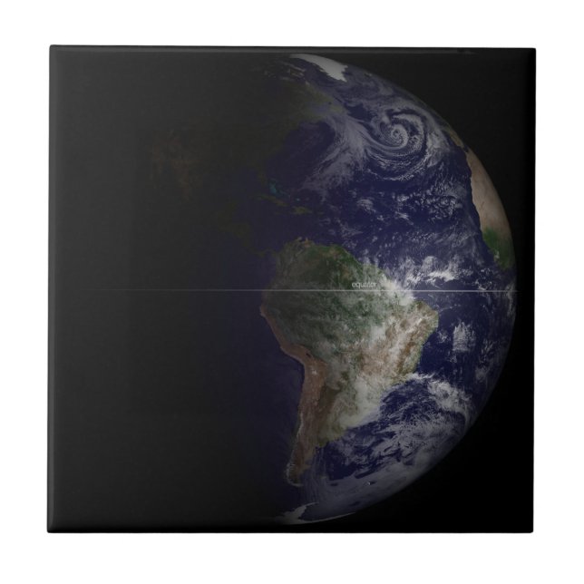 Earth At Its Equinox. Tile (Front)