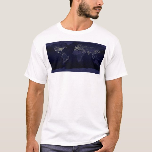 Earth at night T-Shirt (Front)