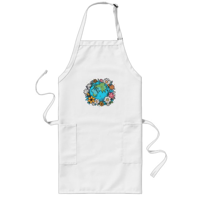 Earth Beauty Long Apron (Front)