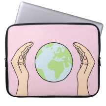 Earth between two hands