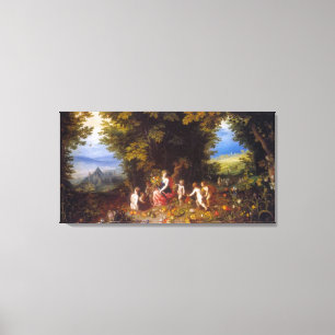 Earth, by Jan Brueghel the Elder Canvas Print
