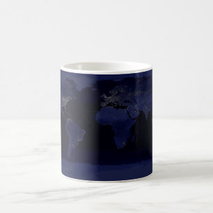 Earth By Night - Morphing Mug