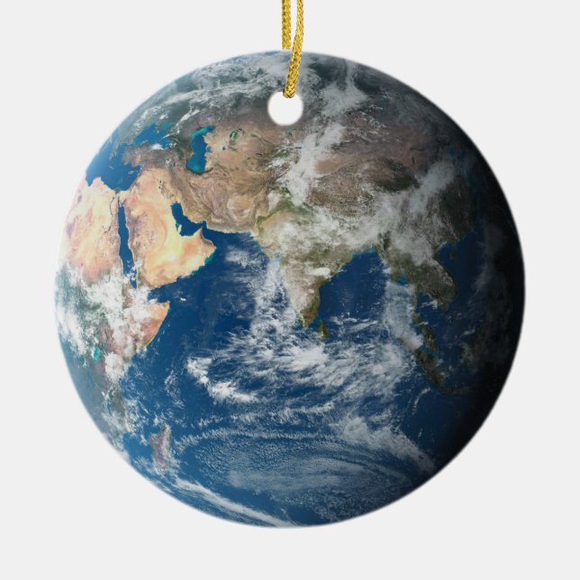 Earth Ceramic Ornament (Front)