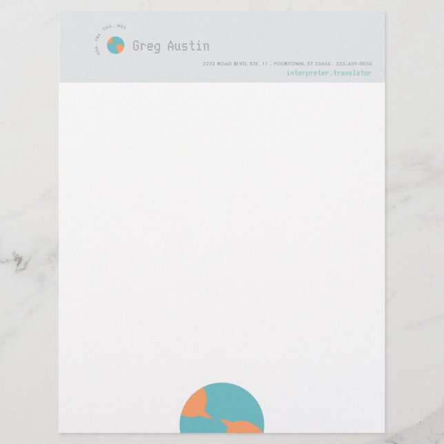 Earth Chat Letterhead (Front)
