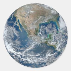 Earth Classic Round Sticker