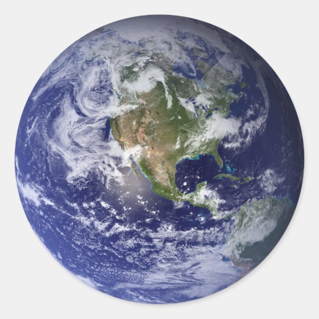 Earth Classic Round Sticker (Front)