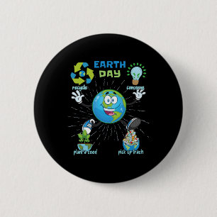 Earth Day 10  2 Inch Round Button