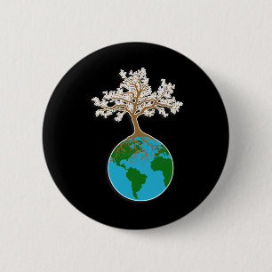 Earth Day 1 2 Inch Round Button
