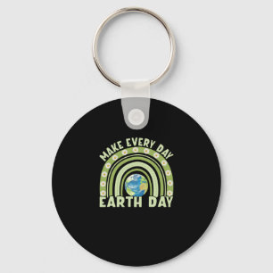 Earth Day 2022 Make Every Day Earth Day Keychain