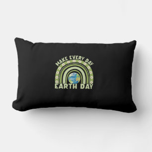 Earth Day 2022 Make Every Day Earth Day Lumbar Pillow