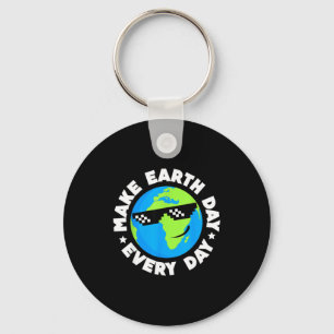 Earth Day 2025 Earth Day Everyday Teacher Kids Coo Keychain