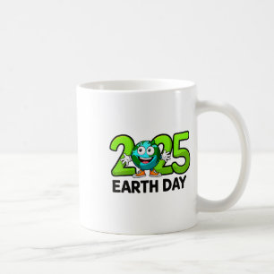 Earth Day 2025 Funny Earth Day Birthday Kids Boys  Coffee Mug