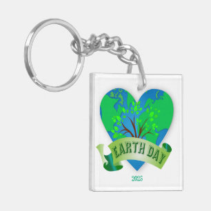 Earth Day 2025 Keychain