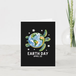 Earth Day 2025 Restore Earth Sea Turtle Save The P Card