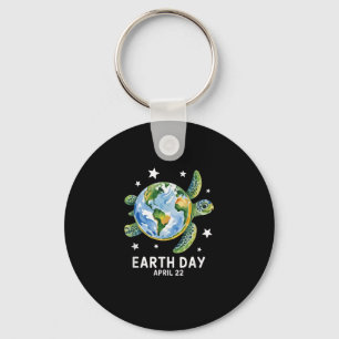 Earth Day 2025 Restore Earth Sea Turtle Save The P Keychain