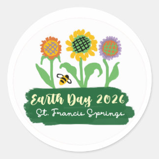 Earth Day 2026 Classic Round Sticker