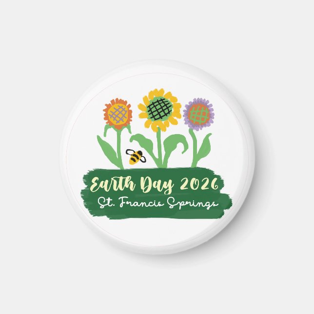 Earth Day 2026 Magnet (Front)