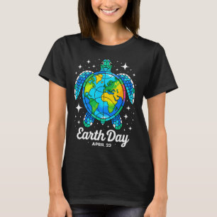 Earth Day 2026 Restore Earth Sea Earth Day Turtle  T-Shirt