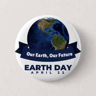 Earth Day 2 Inch Round Button