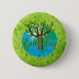 Earth Day 2 Inch Round Button