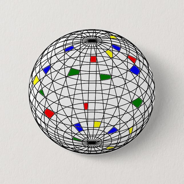 Earth Day 2 Inch Round Button (Front)