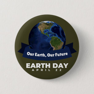 Earth Day 2 Inch Round Button