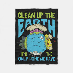 Earth Day 4  Fleece Blanket
