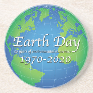 Earth Day 50 Year Anniversary 2020 Coaster