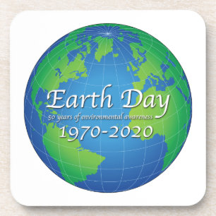 Earth Day 50 Year Anniversary 2020 Coaster