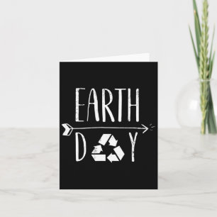Earth Day Anniversary Cute Vintage Recycling Card