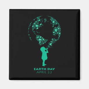 Earth Day April 22 - Celebrate Earth Day  Magnet