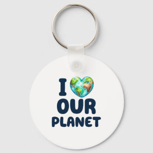 Earth Day April 22 Recycle Save The Environment T Keychain