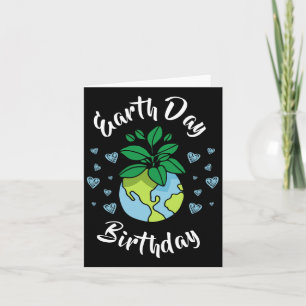Earth Day Birthday Gift  Card