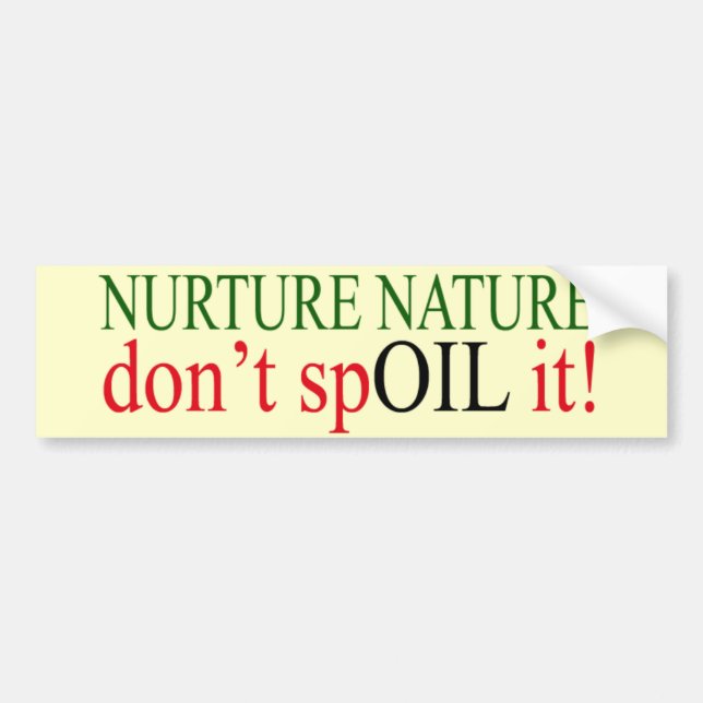 Earth Day Bumper Sticker (Front)