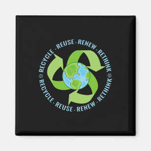 Earth Day Call To Activism Please Recycle Magnet