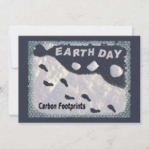 Earth Day - Carbon Footprints Invitation