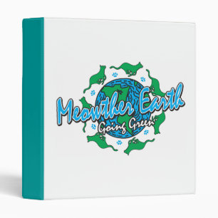 Earth Day Cats/go Green Binder