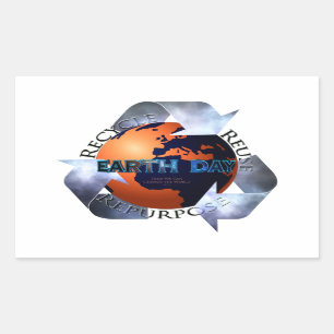 Earth Day Change The World Sticker