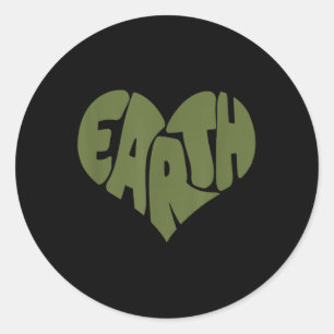 Earth Day _ Conservation Climate Change Awareness Classic Round Sticker