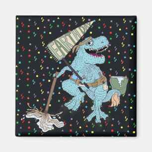 Earth Day Dino Magnet