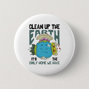 Earth Day Earth Day Save Earth There Is No Planet 2 Inch Round Button