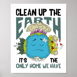 Earth Day Earth Day Save Earth There Is No Planet  Poster