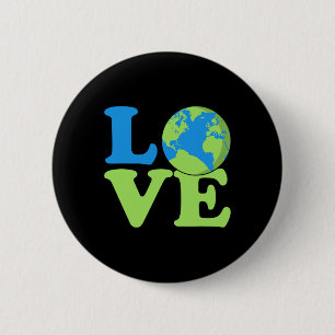 Earth Day Environment Friendly Ecology Environment 2 Inch Round Button
