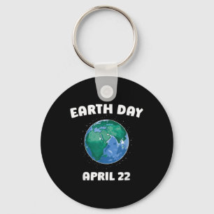 Earth Day Environmental Protection Planet World Cl Keychain