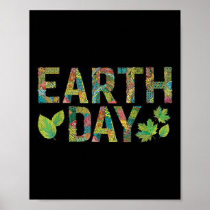 Earth Day Environmental Protection Save Tree & Poster