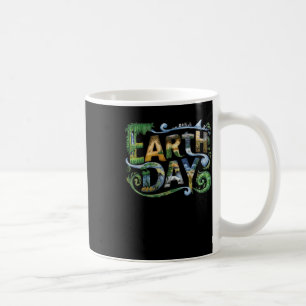 Earth Day Environmental Protection Save Tree And A Coffee Mug