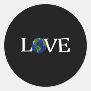Earth Day Environmental Recycling Climate Change G Classic Round Sticker