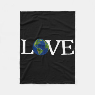 Earth Day Environmental Recycling Climate Change G Fleece Blanket