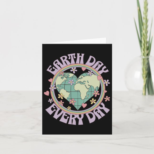 Earth Day Every Day Climate Change Environmental A Card (Front)