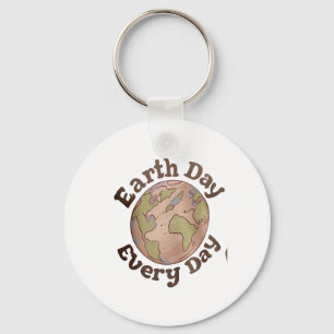 🌍 Earth Day Every Day Keychain